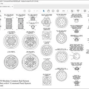 Wiring Diagram for Cummins QSK60 CM850 Marine Engine 4022083 PDF
