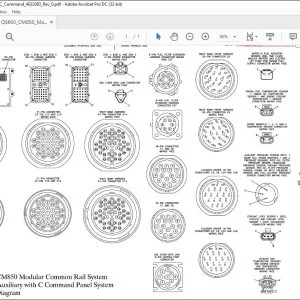 Cummins QSK60 CM850 Modular Common Rail System Marine Auxiliary with C Command Panel System Wiring Diagram Manual 4022083 - PDF DOWNLOAD