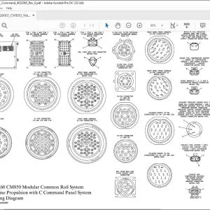 Cummins QSK60 CM850 Modular Common Rail System Marine Propulsion with C Command Panel System Wiring Diagram Manual 4022085 - PDF DOWNLOAD