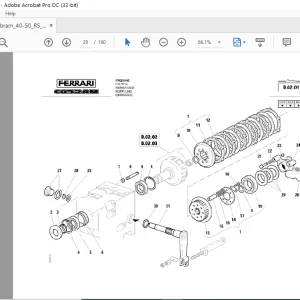 Ferrari Cobram 40-50 RS monodirezionale Parts Catalogue Manual - PDF DOWNLOAD