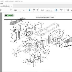 Ferrari Cobram 55-65 AR Mono 2014_2 Parts Catalogue Manual - PDF DOWNLOAD
