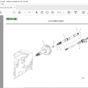 Ferrari Cobram 55-65 AR Mono Parts Catalog Manual - PDF DOWNLOAD