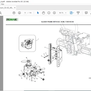 Ferrari Cobram 55-65 AR Mono Parts Catalog Manual - PDF DOWNLOAD