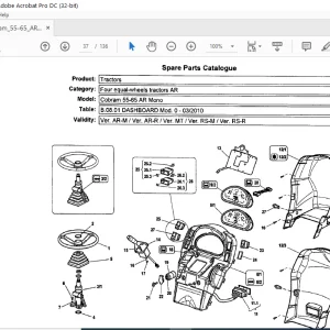 Ferrari Cobram 55-65 AR Monodirezionale Catalogo Ricambi - PDF DOWNLOAD (Italian)