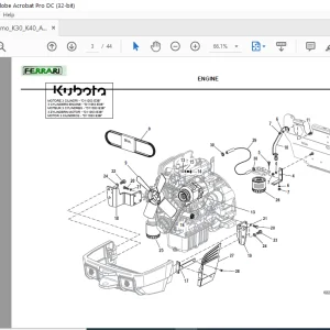 Ferrari Cromo K30-K40 AR Parts Catalog Manual - PDF DOWNLOAD