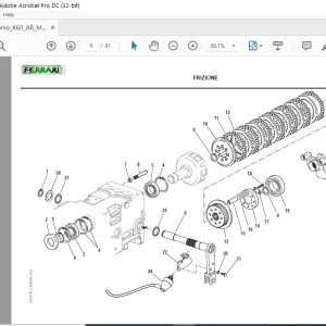 Ferrari Cromo K60 AR Mono Parts Catalog Manual - PDF DOWNLOAD