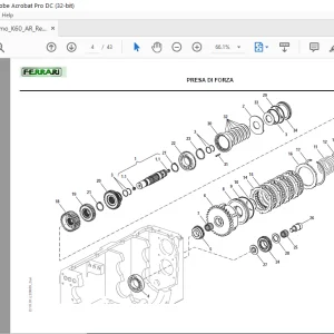 Ferrari Cromo K60 AR reversibile Parts Catalog Manual - PDF DOWNLOAD