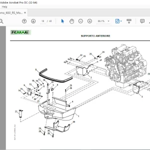 Ferrari Cromo K60 RS monodirezionale Parts Catalogue Manual - PDF DOWNLOAD