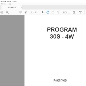 Ferrari Program 30S - 4W Parts Catalog Manual - PDF DOWNLOAD