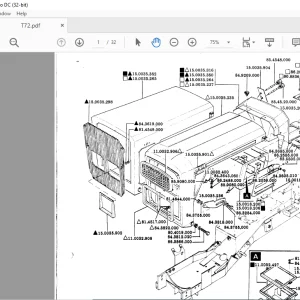 Ferrari T72 Parts Catalog Manual - PDF DOWNLOAD