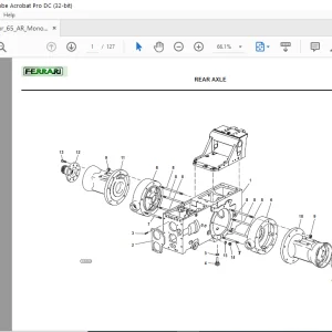 Ferrari Thor 65 AR Mono Parts Catalog Manual - PDF DOWNLOAD