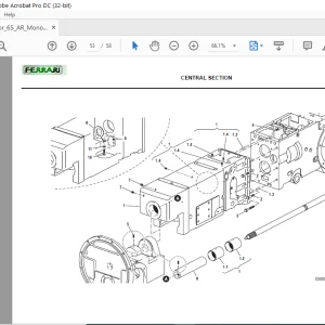 Ferrari Thor 65 AR monodirezionale Parts Catalog Manual - PDF DOWNLOAD