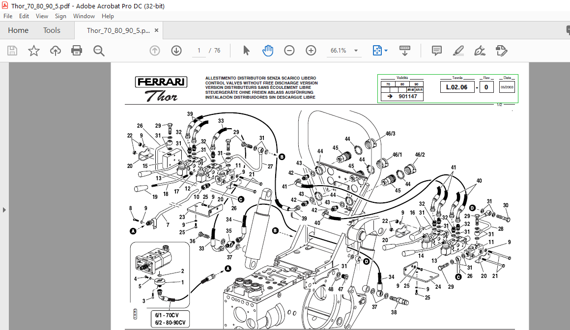 Ferrari Thor 70 80 90 Parts Catalog Manual - PDF DOWNLOAD ...