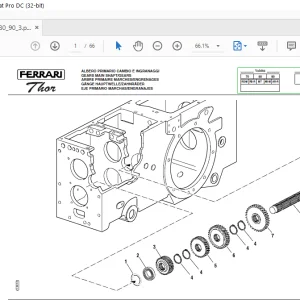 Ferrari Thor 70 80 90 Parts Catalog Manual - PDF DOWNLOAD