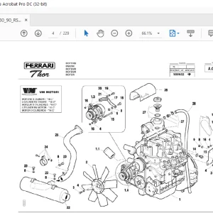 Ferrari Thor 70-80-90 RS monodirezionale Parts Catalogue Manual - PDF DOWNLOAD