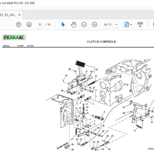 Ferrari Thor 75–85-95 AR reversibile Parts Catalog Manual - PDF DOWNLOAD