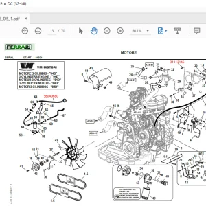 Ferrari Vega 75 DS Parts Catalog Manual - PDF DOWNLOAD