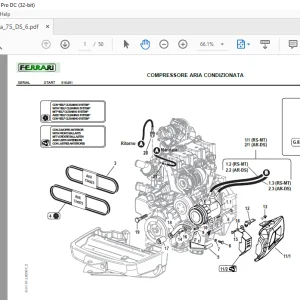 Ferrari Vega 75 DS Parts Catalog Manual - PDF DOWNLOAD