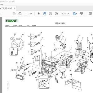 Ferrari Vega 75 DS Parts Catalog Manual - PDF DOWNLOAD