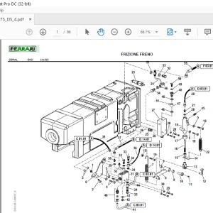 Ferrari Vega 75 DS_4 Parts Catalog Manual - PDF DOWNLOAD