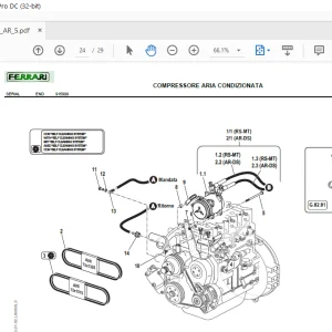Ferrari Vega 85 AR Parts Catalog Manual 917508 - PDF DOWNLOAD