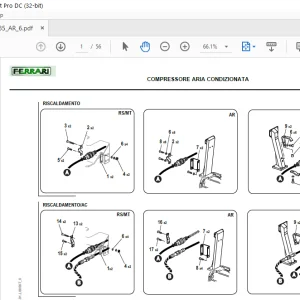 Ferrari Vega 85 AR_6 Parts Catalog Manual - PDF DOWNLOAD