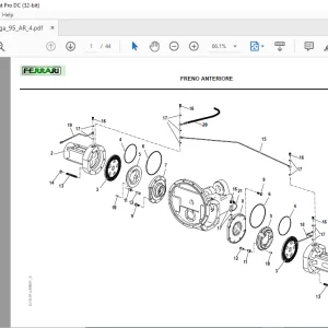 Ferrari Vega 95 AR Parts Catalog Manual - PDF DOWNLOAD
