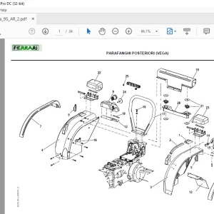Ferrari Vega 95 AR_2 Parts Catalog Manual - PDF DOWNLOAD