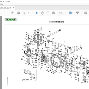 Ferrari Vega 95 DS Parts Catalog Manual - PDF DOWNLOAD