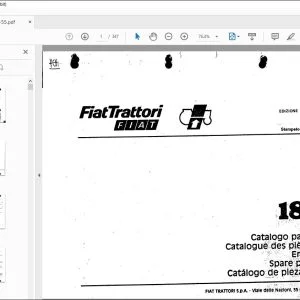 FiatTrattori 180-55 Series Spare Parts Catalog Manual EN_FR_DE_IT_ES - PDF DOWNLOAD