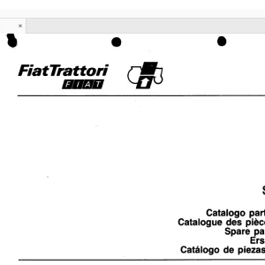 FiatTrattori 355 Series Spare Parts Catalogue Manual EN_FR_DE_IT_ES - PDF DOWNLOAD