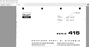 FiatTrattori 415 Series Spare Parts Catalogue Manual EN_FR_DE_IT_ES - PDF DOWNLOAD