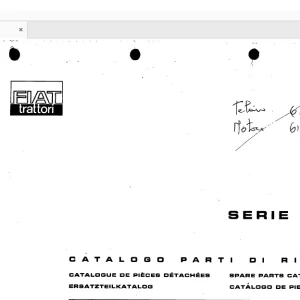 FiatTrattori 415 Series Spare Parts Catalogue Manual EN_FR_DE_IT_ES - PDF DOWNLOAD