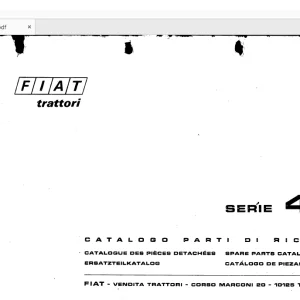 FiatTrattori 450 Series Spare Parts Catalogue Manual EN_FR_DE_IT_ES - PDF DOWNLOAD
