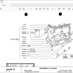 FiatTrattori 466 - 466DT Series Spare Parts Catalogue Manual EN_FR_DE_IT_ES - PDF DOWNLOAD