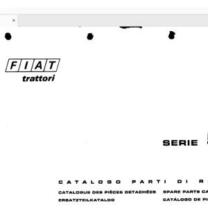 FiatTrattori 500 Series Spare Parts Catalogue Manual EN_FR_DE_IT_ES - PDF DOWNLOAD