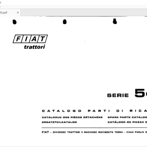 FiatTrattori 540 Series Spare Parts Catalogue Manual EN_FR_DE_IT_ES - PDF DOWNLOAD