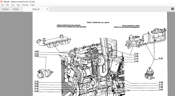 FiatTrattori 566 - 566DT Series Spare Parts Catalogue Manual EN_FR_DE ...