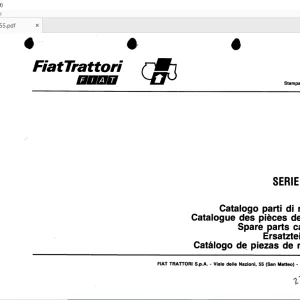 FiatTrattori 655 Series Spare Parts Catalogue Manual EN_FR_DE_IT_ES - PDF DOWNLOAD