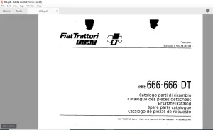 FiatTrattori 666 - 666 DT Series Spare Parts Catalogue Manual EN_FR_DE_IT_ES - PDF DOWNLOAD