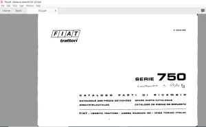 FiatTrattori 750 Series Spare Parts Catalogue Manual EN_ES_FR_DE_IT - PDF DOWNLOAD