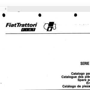 FiatTrattori 805 C Series Spare Parts Catalogue Manual EN_FR_DE_IT_ES - PDF DOWNLOAD
