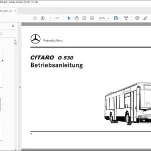 Mercedes-Benz CITARO O 530 Betriebsanleitung - PDF DOWNLOAD (German)