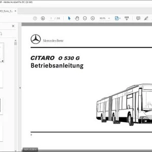 Mercedes-Benz CITARO O 530 G Betriebsanleitung - PDF DOWNLOAD (GERMAN)