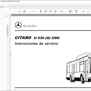 Mercedes-Benz CITARO O 530 (G) CNG Instrucciones de servicio - PDF DOWNLOAD (Spanish)