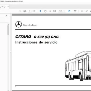 Mercedes-Benz CITARO O 530 (G) CNG Instrucciones de servicio - PDF DOWNLOAD (Spanish)