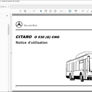 Mercedes-Benz CITARO O 530 (G) CNG Notice d’utilisation - PDF DOWNLOAD (French)