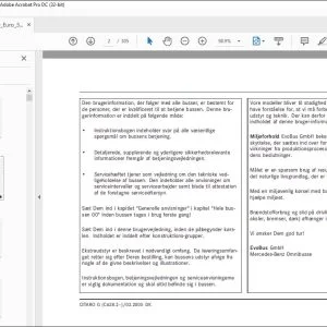 Mercedes-Benz CITARO O 530 G Instruktionsbog - PDF DOWNLOAD (Danish)