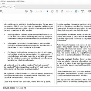 Mercedes-Benz CITARO O 530 Instrucţiuni de exploatare - PDF DOWNLOAD (Romanian)