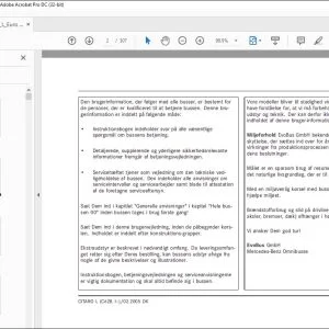 Mercedes-Benz CITARO O 530 Instrukcja obslugi - PDF DOWNLOAD (Polish)